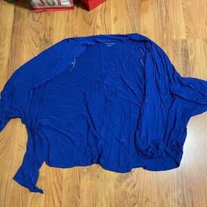 Vibrant Blue Open Cardigan